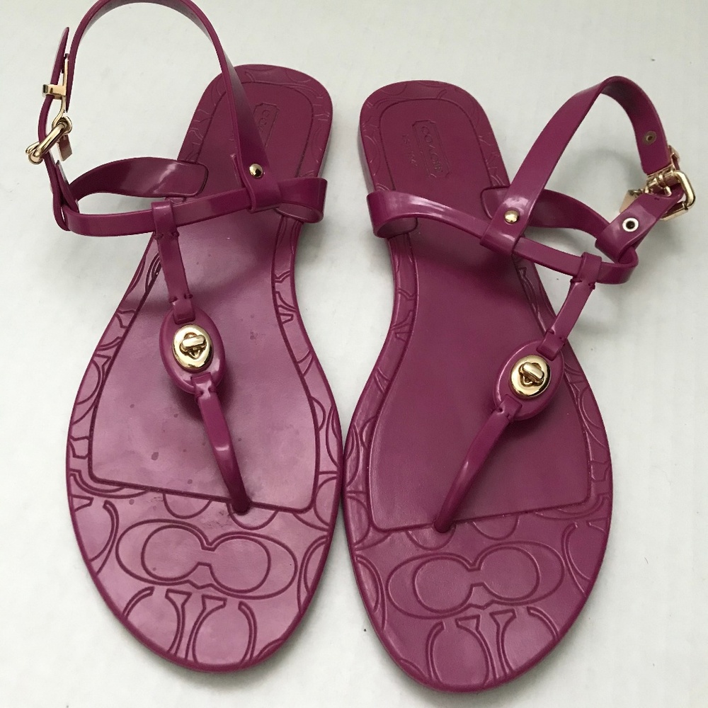 Coach Rubber Sandals